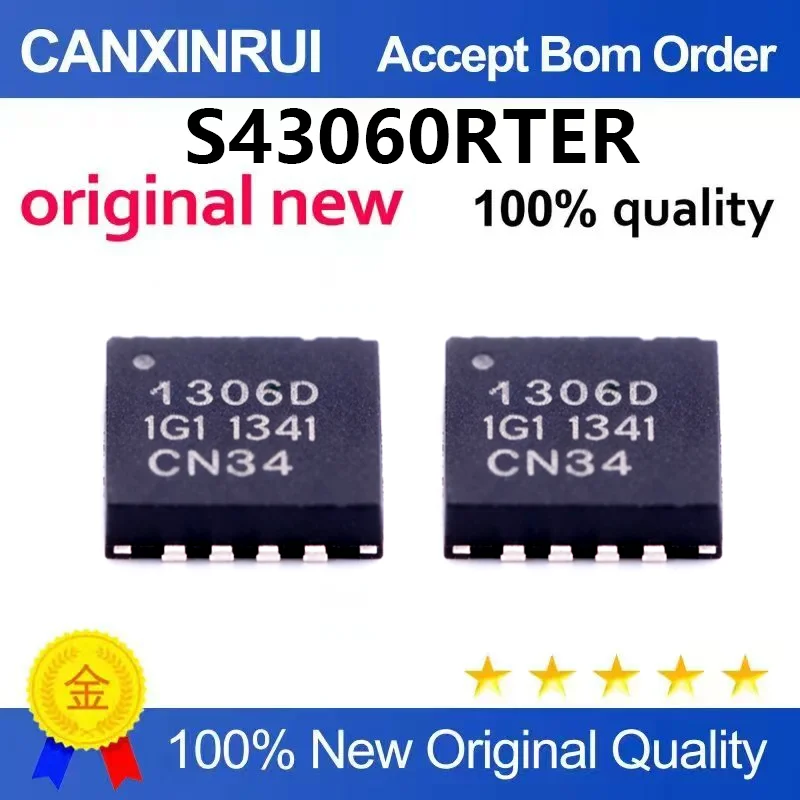 （5pcs-100pcs)Brand new original TPS43060RTER silk screen 43060 WQFN-16 DC-DC power chip