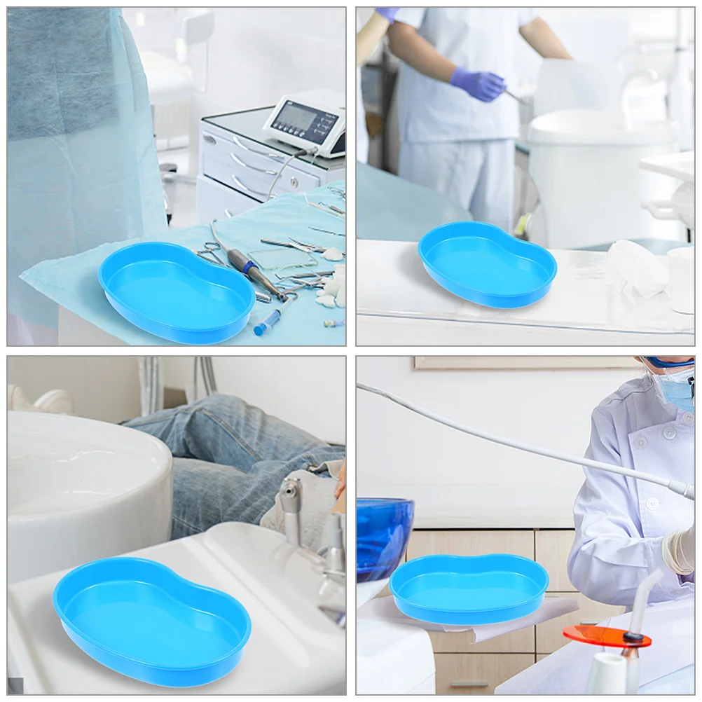 Trays Vomit for Hospital Medicine Small Plastic Kidney Shaped Dressing Change Container Nurse