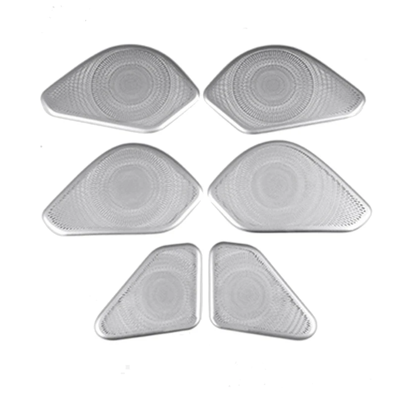 

1Set/6Pcs Door Loudspeaker Sound Pad Horn Mesh Cover Trim Kit For Land Rover Range Rover 2023 Car Interior Speaker Frame