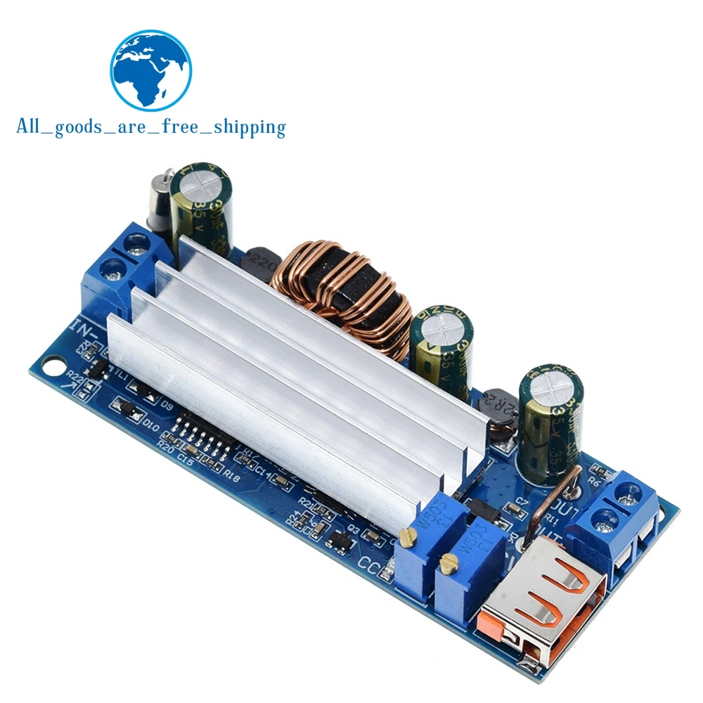 TZT DC DC Step Up Boost Converter 2-24v to 3-30v 4A 80w CC CV Power Module Adjustable Regulated power supply 3.7V 6V 9V 12V