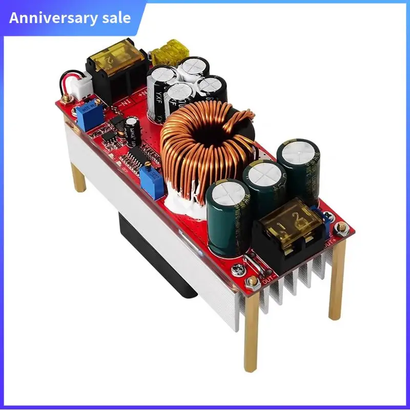 AD23-1500W Upgrade 1800W Module DC-DC Boost Constant Voltage Constant Current Adjustable Power Supply 12-60V To 12-90V Module