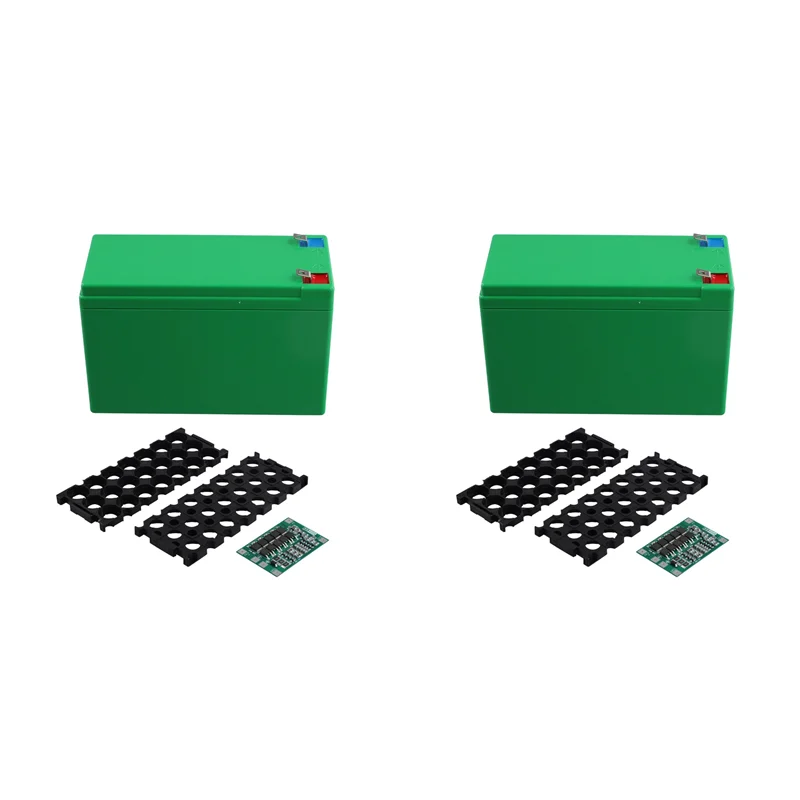 

B92B-2X 12 В коробка для хранения литиевых батарей 18650 батарея DIY упаковки чехол 3S40A ABS держатель корпуса батареи
