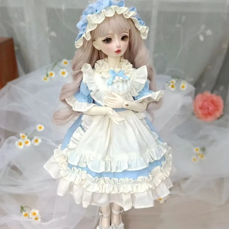 

1/3 1/4 1/6 BJD Clothes, DD MSD SD MDD Doll Skirt, Bear Girl Small Dress 1 Piece