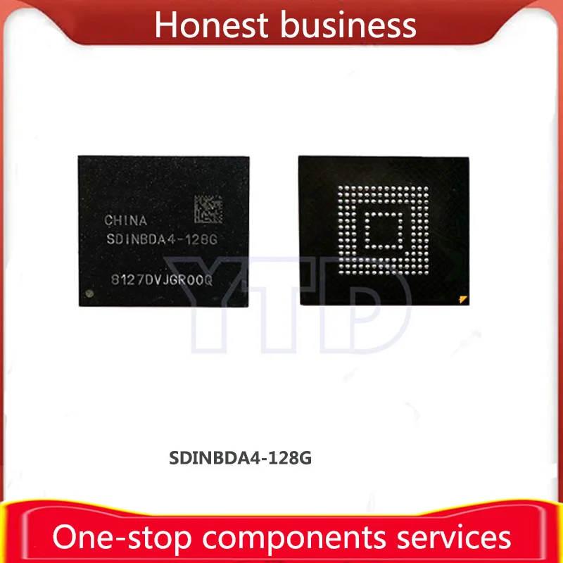 

SDINBDA4-128G 100% Working 100% Quality EMMC 128GB BGA153 Chip Mobile Phone Hard Disk Memory Computer Storage SDINBDA4 128G