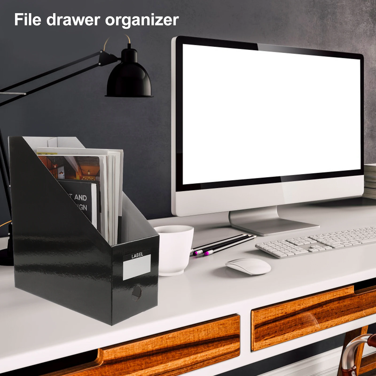 

3pcs Desktop Storage Organizer Rack For Documents Books Magazines Premium Material Office Home Study Reusable Foldable