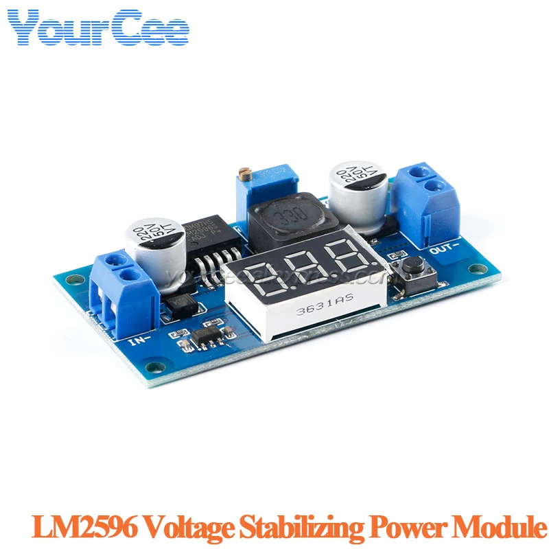 LM2596HVS LM2596HV LM2576HV DC-DC Adjustable Step Down Buck Converter Power Module 4.5-50V to 3-35V Mini360 Mp1584