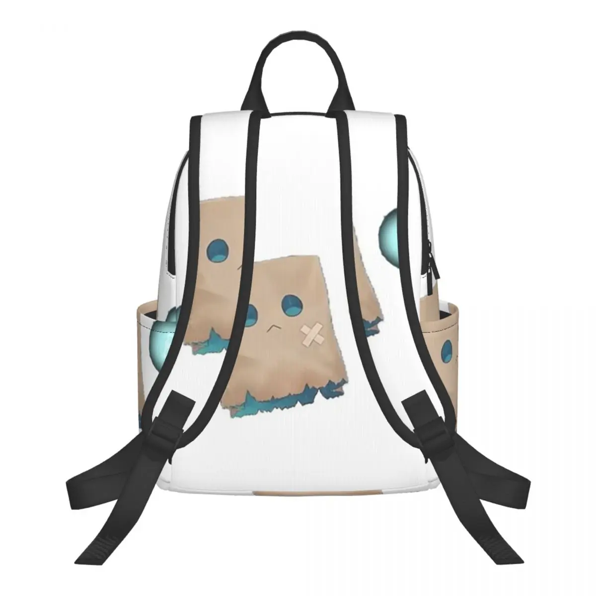 Nanashi Mumei - Nameless Friend Student Backpack School Bag Hiking Travel Daypack for Boys Girls Bookbag Shoulder Bags