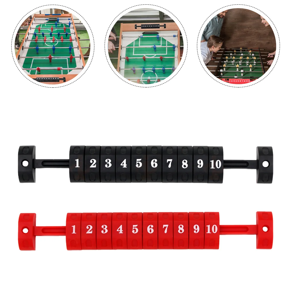 2 Pcs Table Tennis Scoring Unit Device Boat Shape Score Keepers for Foosball Plastic Bars Net Child Game Supplies