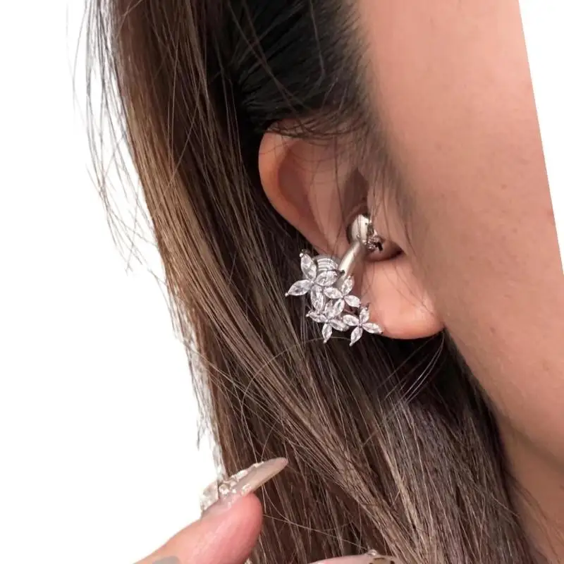 M6CA Metal Flash หูฟังคลิป Nonslip การตกแต่งหูฟังส่วนบุคคล