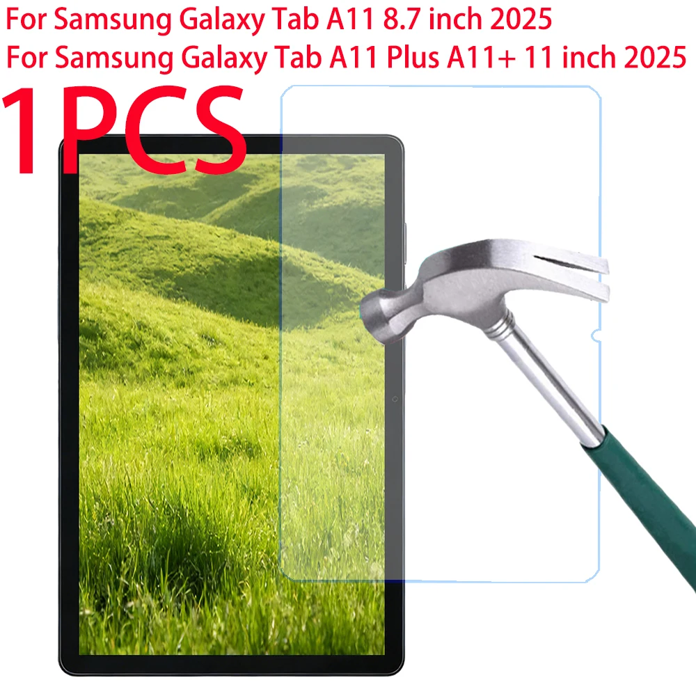 �y�Z�[�����zHD�����K���X�X�N���[���v���e�N�^�[ �T���X�� Galaxy Tab A11 Plus A11+ 11�C���` Galaxy Tab A11 8.7�C���` 2025�p �ی�t�B����
