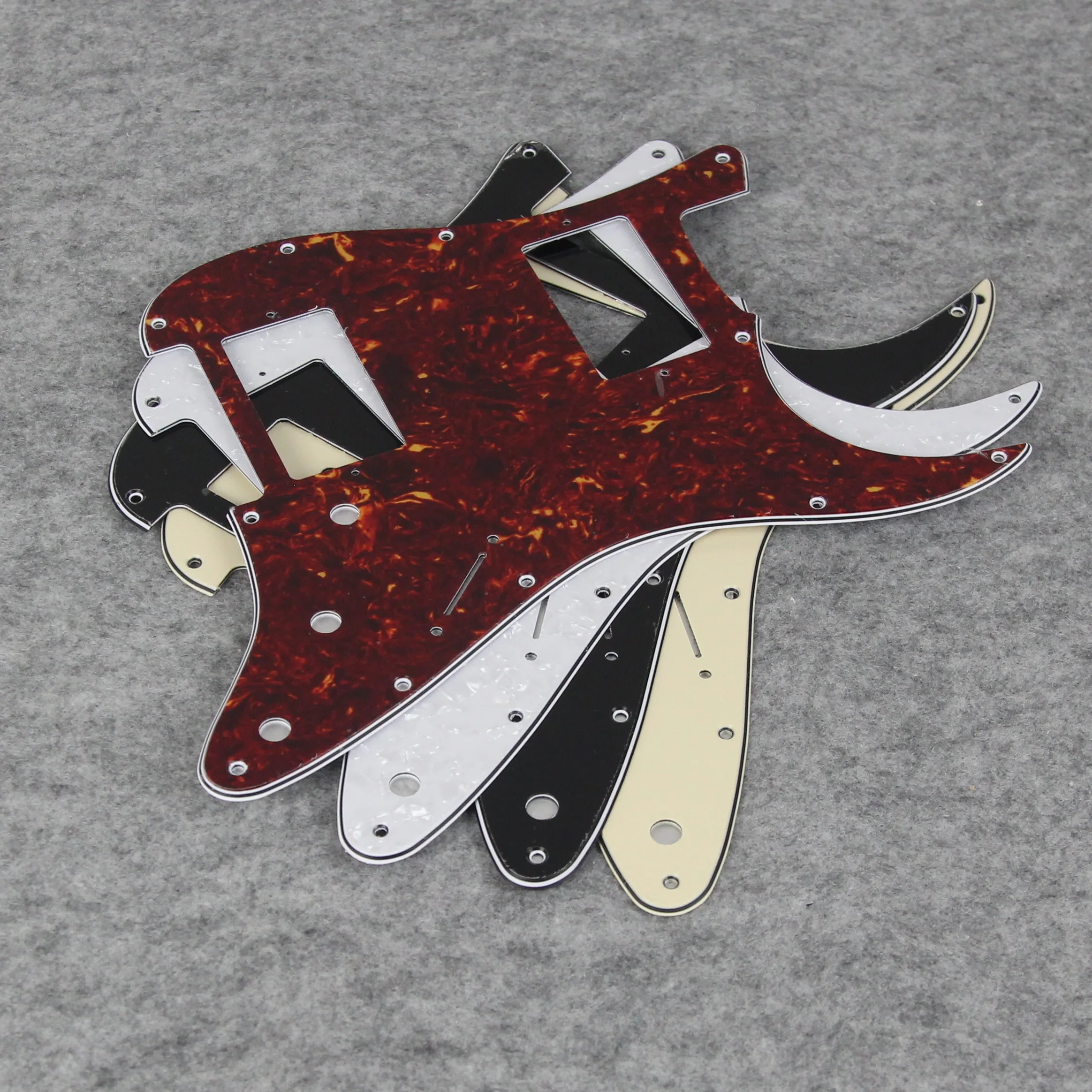 FLEOR Electric Guitar Pickguard HH Pick Guard 11 Holes Scratch Plate + Screws for FD ST Style Guitar Accessories