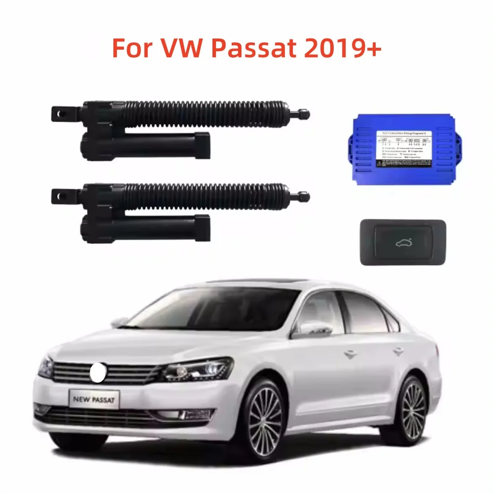 

Электрический подъемник для багажника VW Passat 2019 +, подъемник для багажника с двумя рычагами, автомобильные принадлежности, обновленный Электрический Всасывающий задний багажник