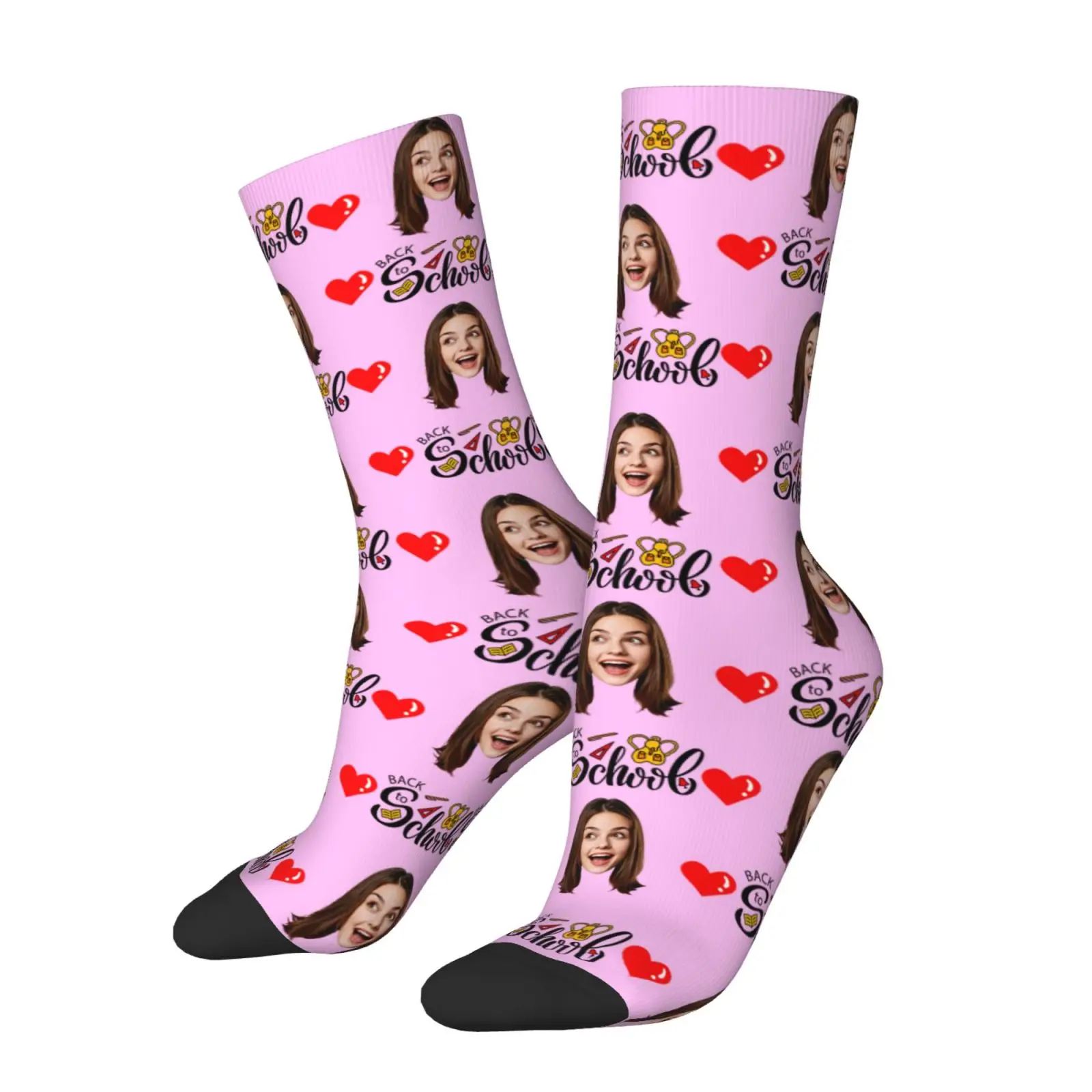 Custom avatar socks for men and women custom photo socks DIY personalized picture socks photo socks personalized gifts view 5