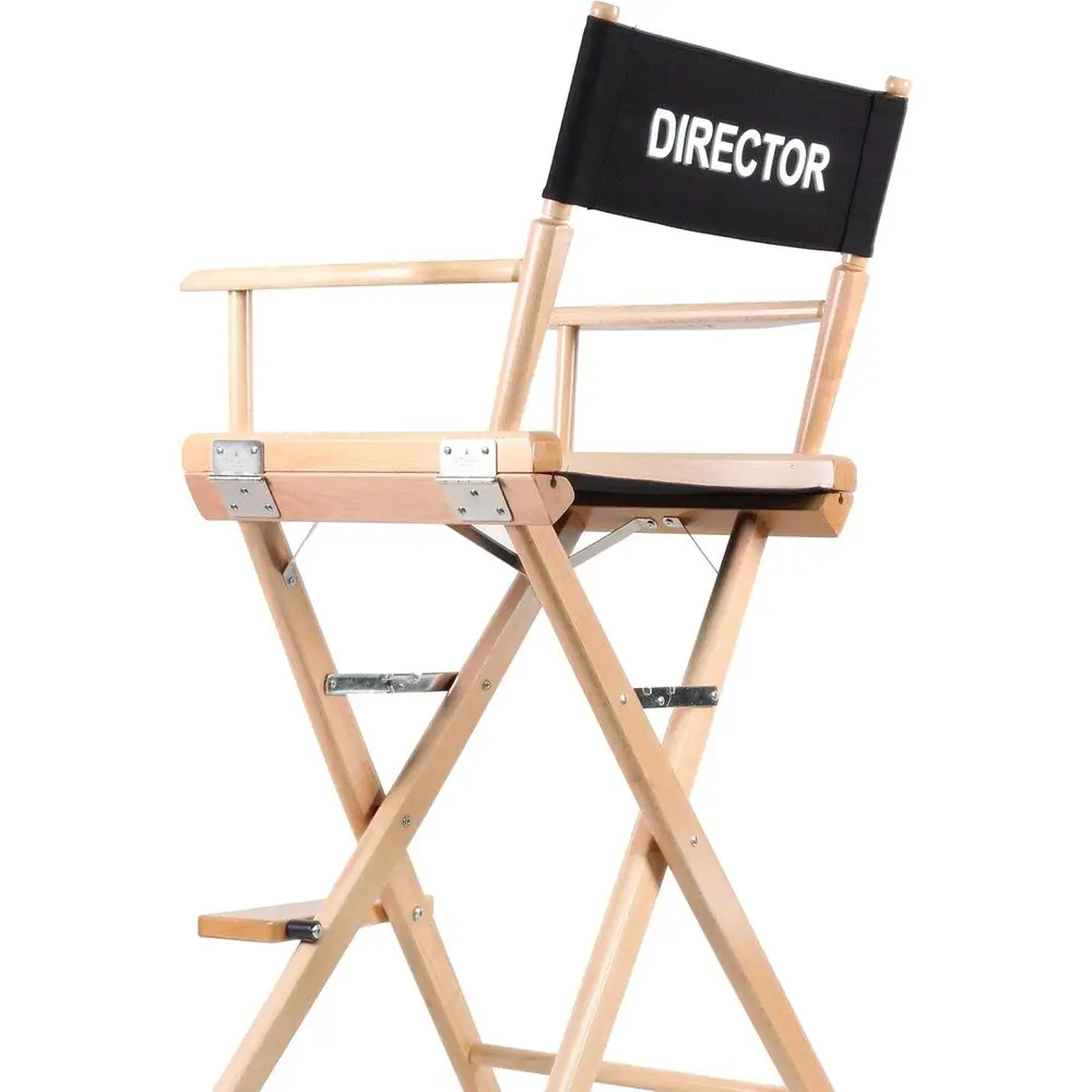 

Стулья для режиссеров Studio Director в баровом стиле, 30 штук, натуральное покрытие, холст с принтом Director Print