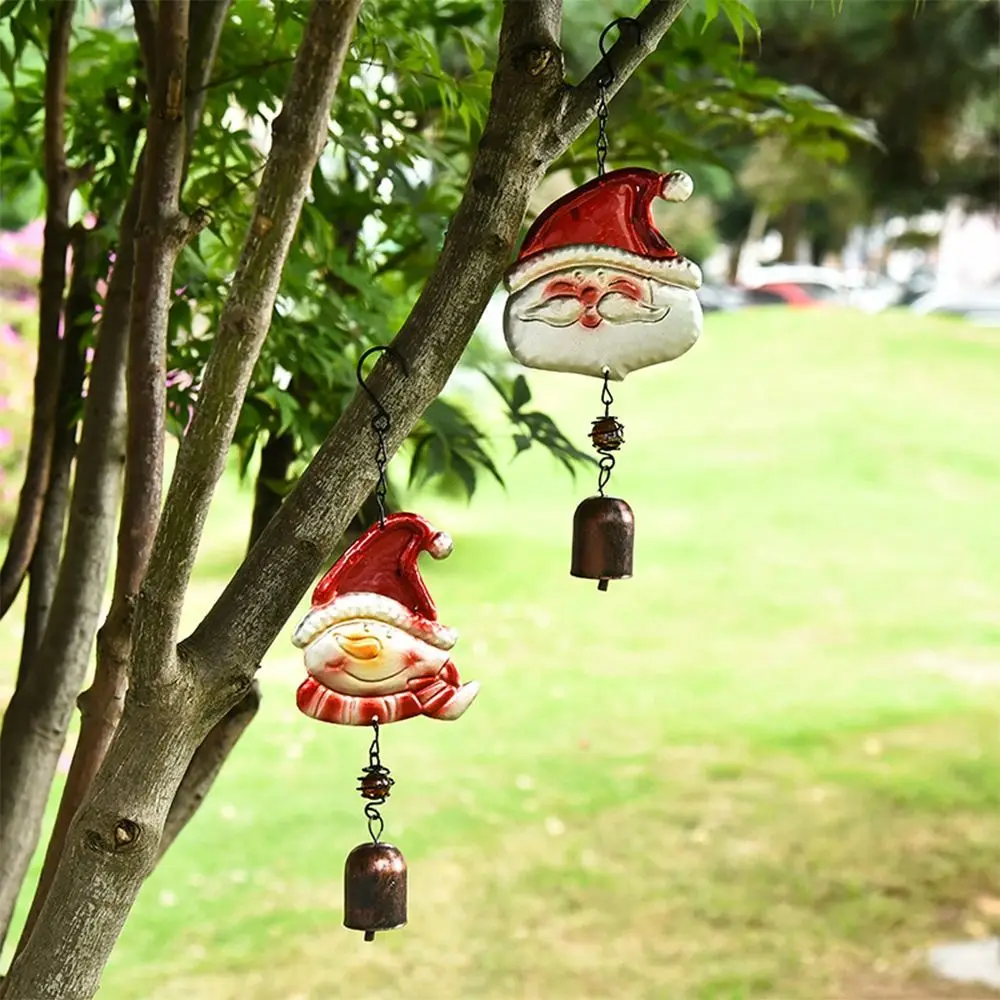 

Tree Decorations Wind Chime Outdoor Hanging Pendant Hanging Pendant Adornment Christmas Bell Garden Decor Iron