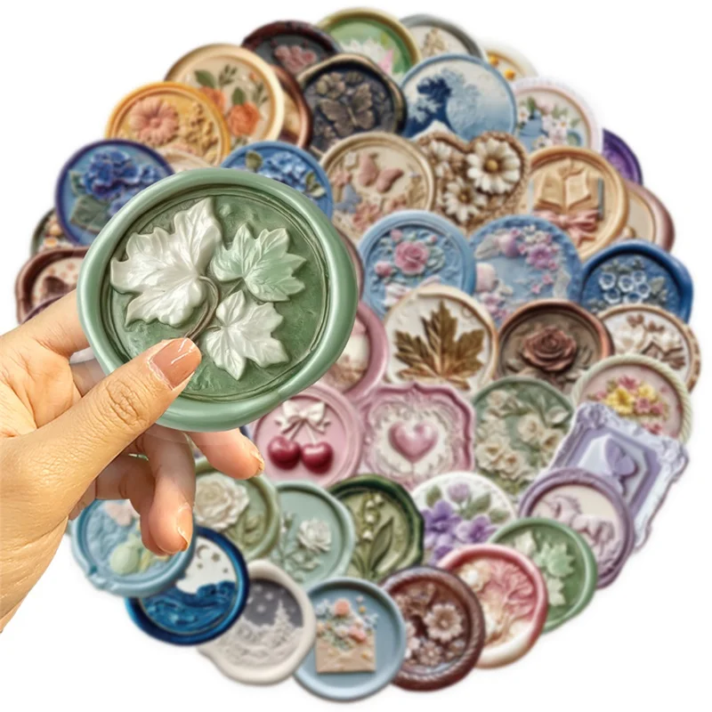 

Набор из 52 эстетичных ПЭТ-наклеек Fresh Relief для скрапбукинга, канцелярских принадлежностей и рукоделия для детей