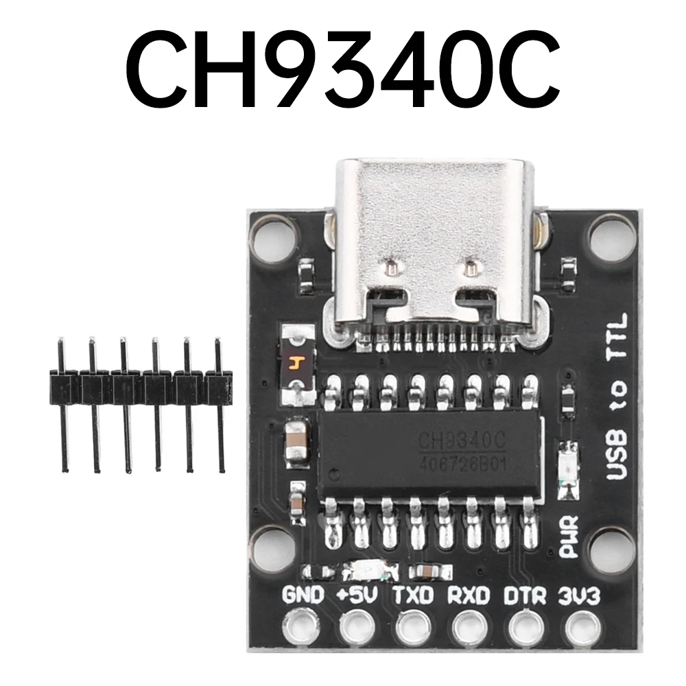 MSOP10 USB to TTL Serial Converter USB to TTL Module CH340E/CH340C/CH9340C Serial Converter TYPE-C Interface