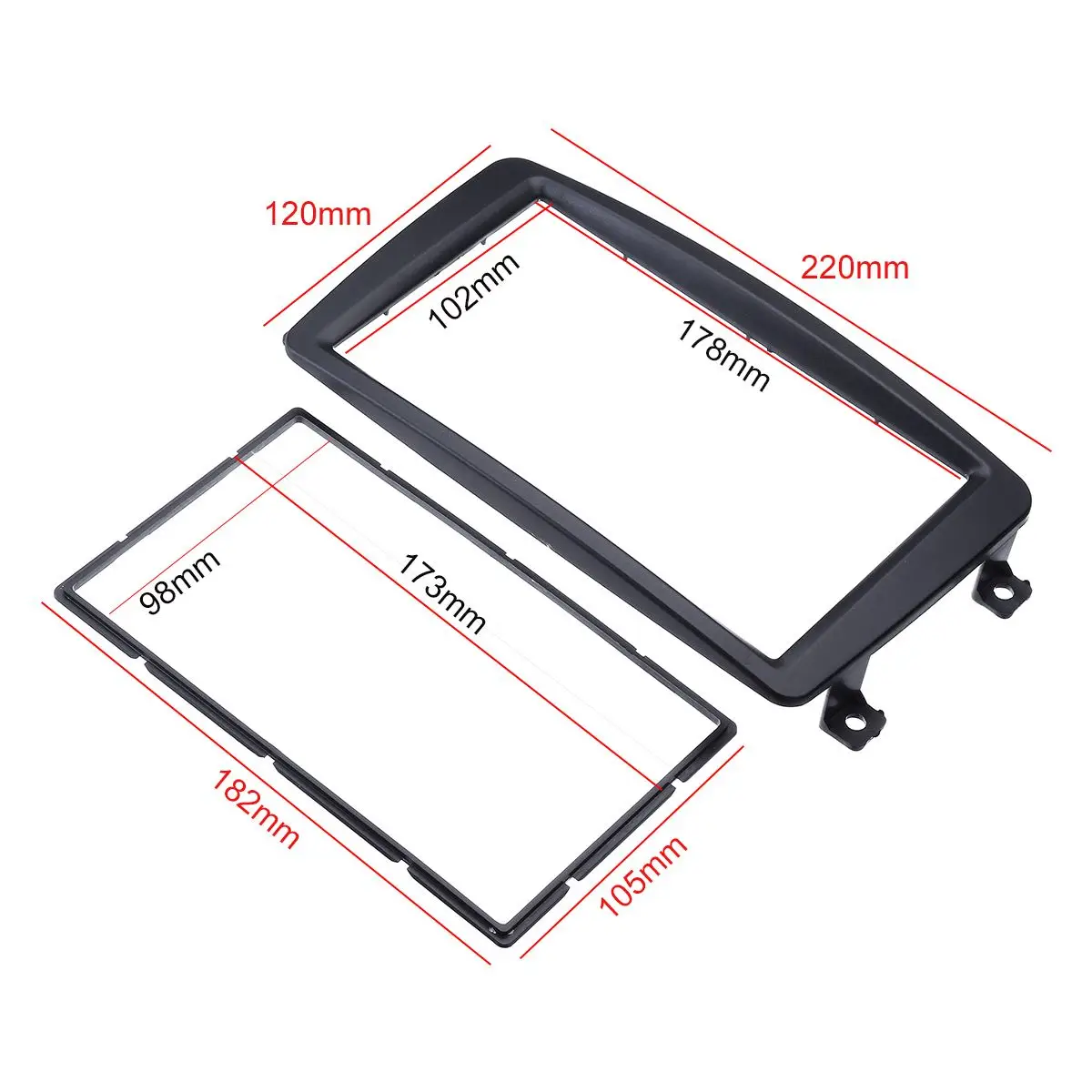 

2 Din For Mercedes For BENZ C CLASS W203 2002-2004 Car Stereo Radio Fascia Panel Plate Frame CD DVD Dashboard Panel Audio Frame