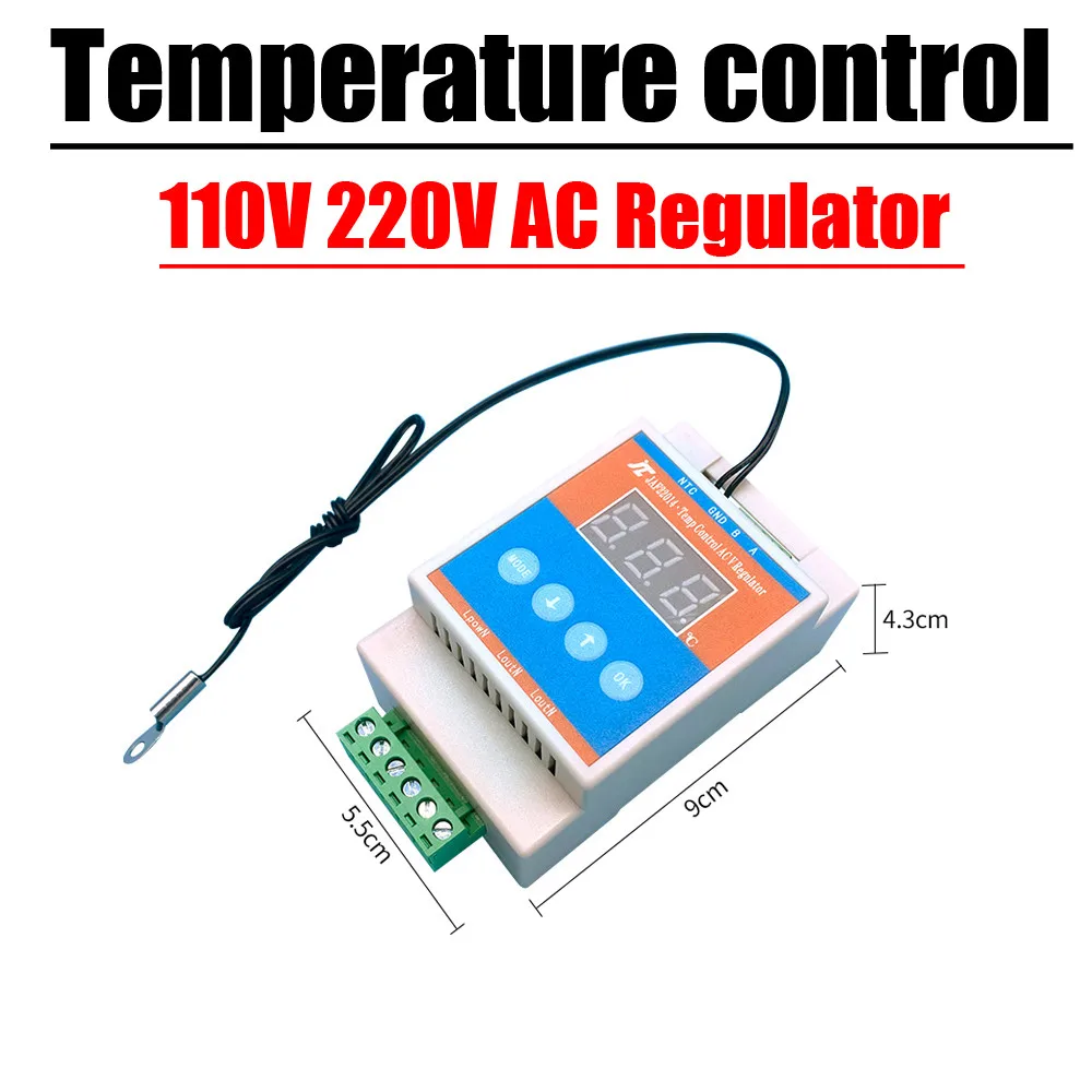 

Регулятор температуры для корпуса шкафа, 1000 Вт, 220 В переменного тока, 110 В переменного тока