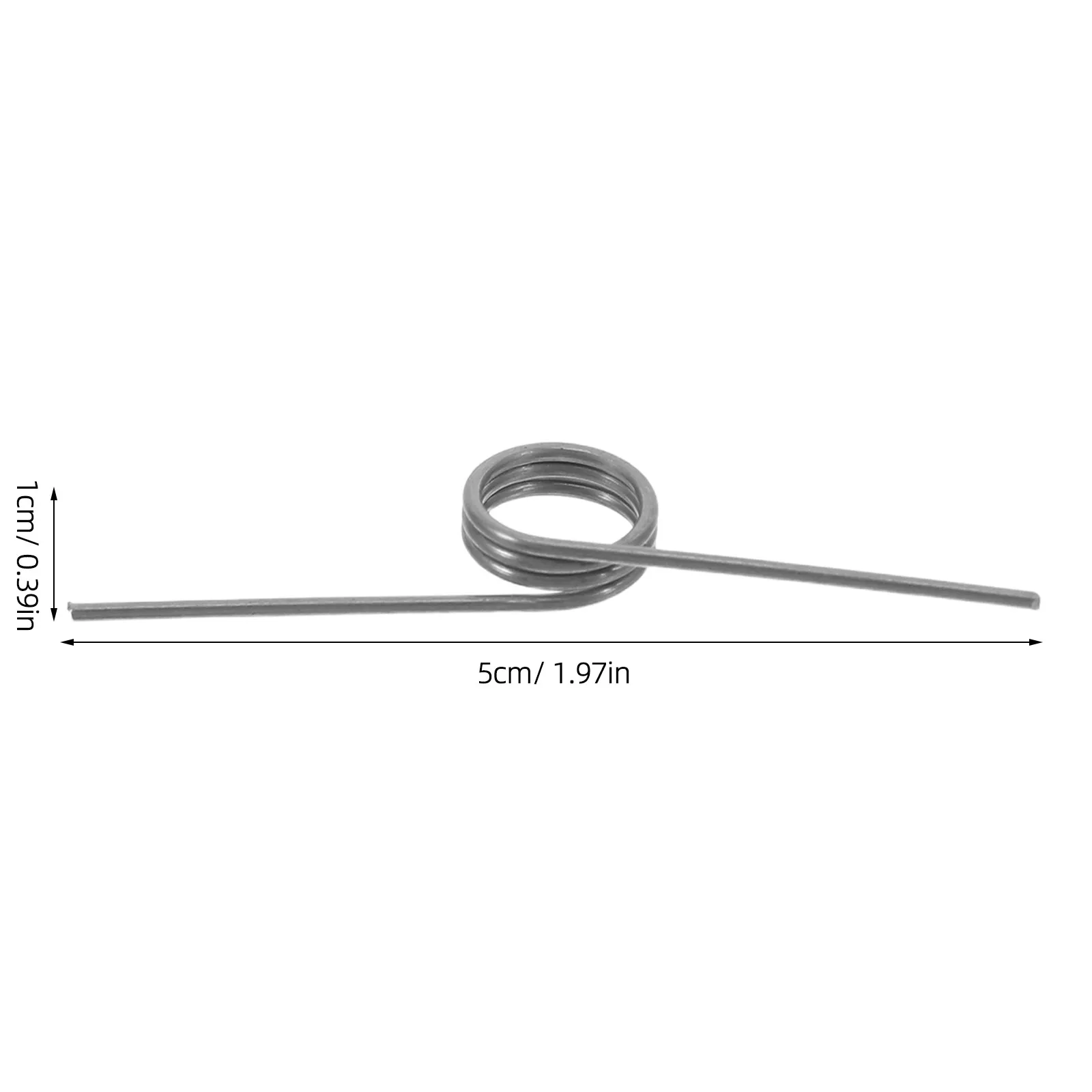 10Pcs Garbage Bucket Lid Torsional Springs Replacement Wire Springs with Enhanced Elasticity for Trash Can Lid Repair Storage