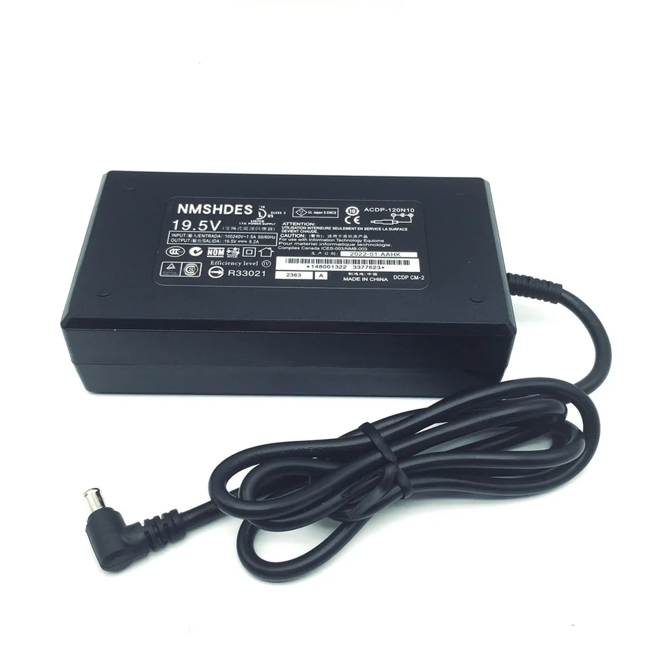 Genuine 120W AC Adapter Charger Power Cord For Sony LED TV KDL