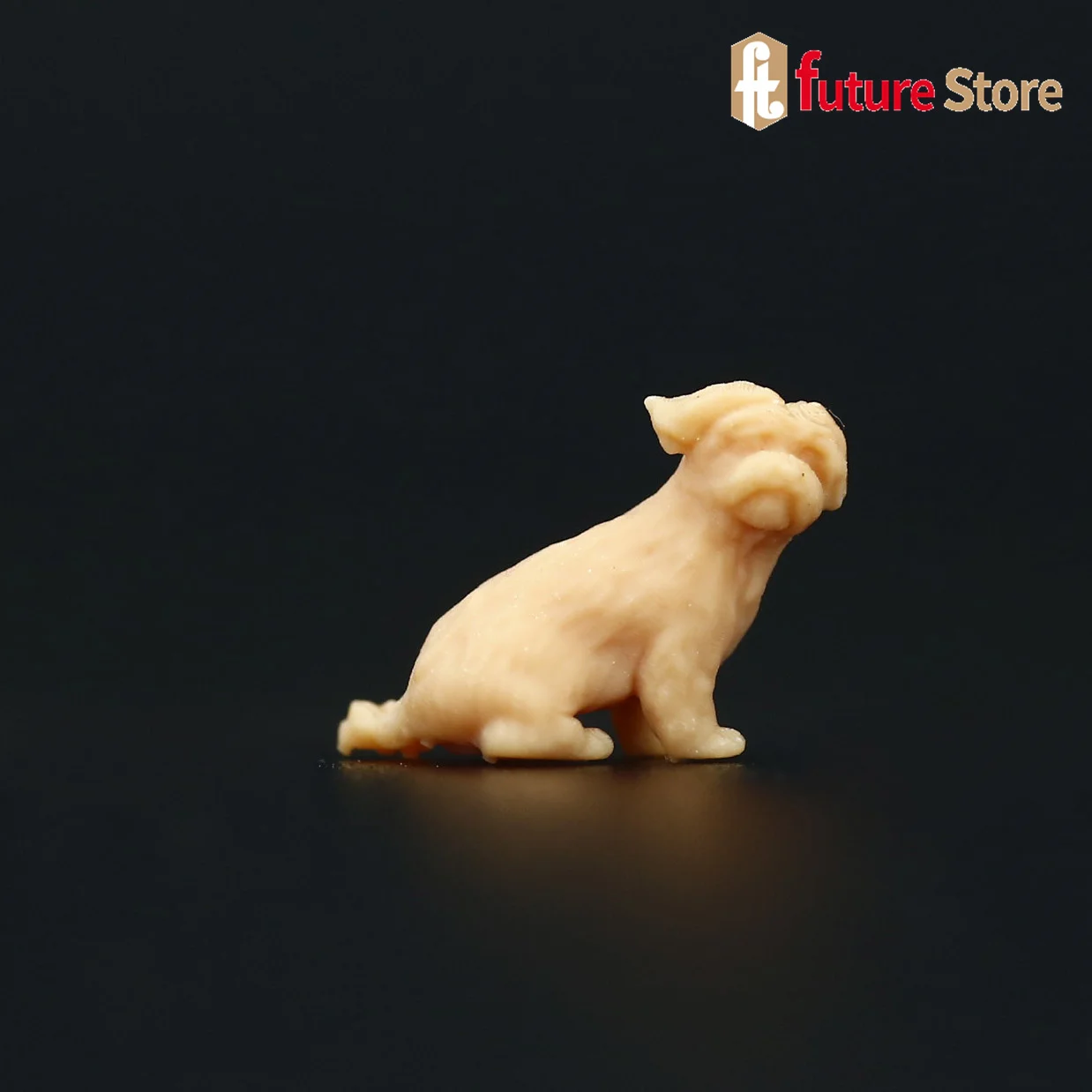 A277 1/87 1/64 1/43 Cute Dog Puppy Miniatures Figures Creative Scene Props Diorama Model For Cars Toys Micro Photography Collect