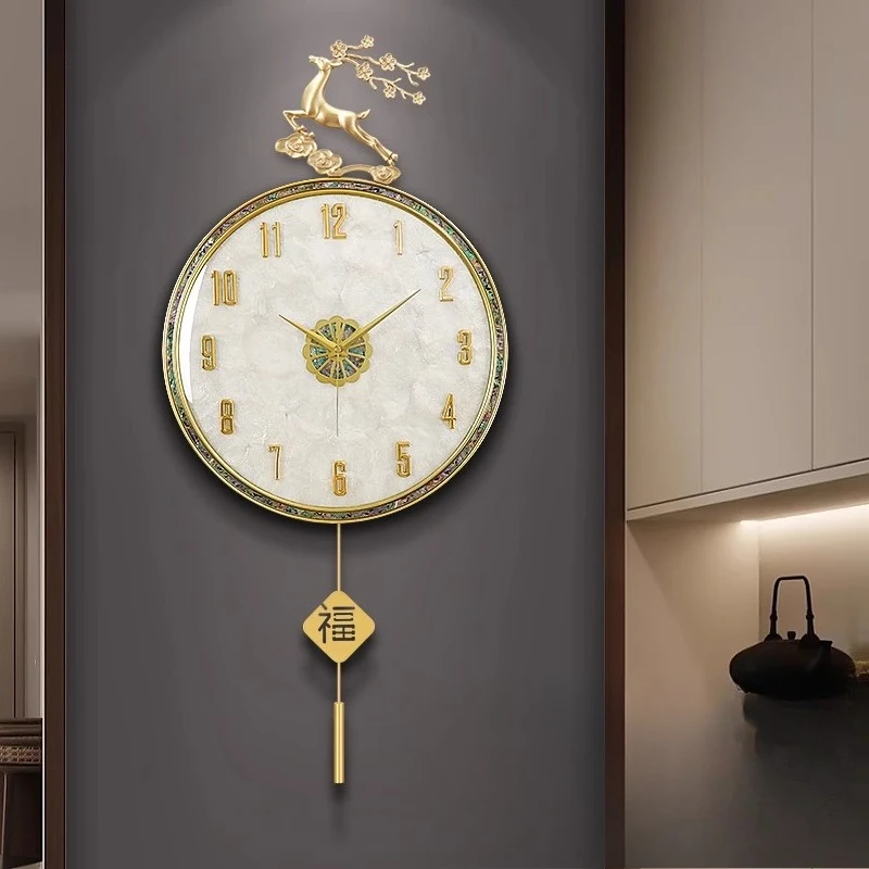 Wall Clock Minimalist Design Unique Korean European Wall Clock Digit Retro view 6