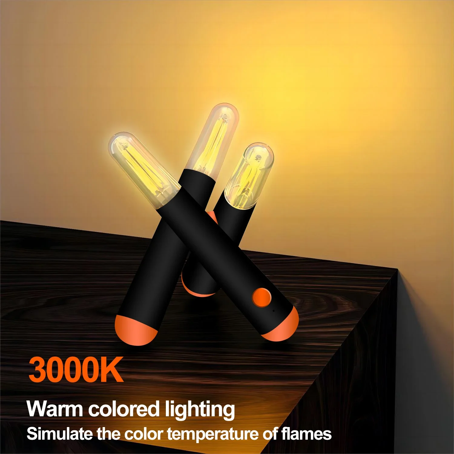 LED Camping Night Light USB Rechargeable Lantern with Dimming Portable Camping Lights  Hiking Night Walking