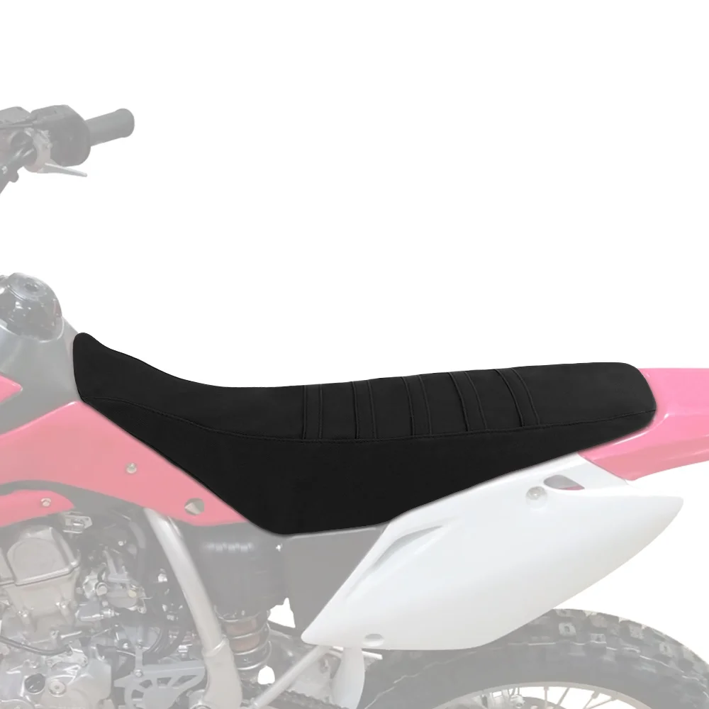 Motorcycle Non-Slip Seat Cover For Honda CRF150R 2007-2025 PVC Leather Waterproof Striped Grip Gripper Seat Saddle Cushion Cover