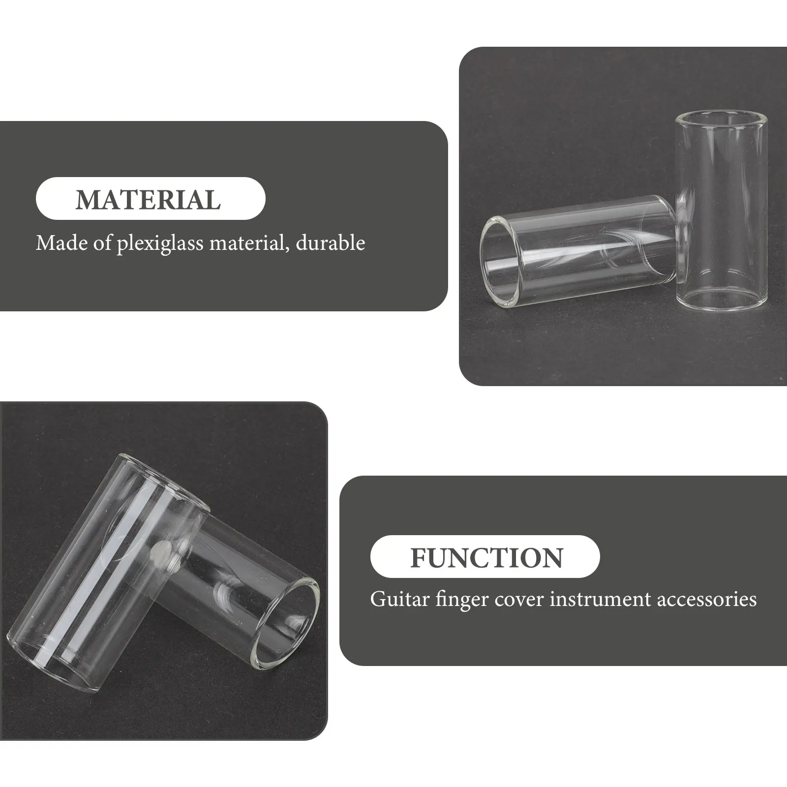 

3pcs Guitar Fingertip Protectors Premium Flexible Finger Covers For Guitar Banjo Harp Durable Comfortable Finger Guard Music