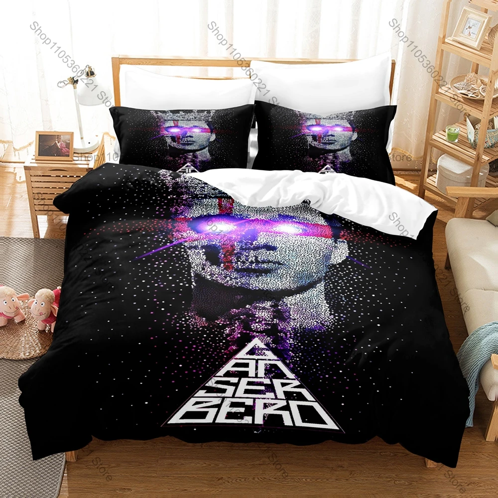 Canserbero Venezuelan Conscious Rap Vida Muerte Album 3D Print Bedding Set Duvet Cover + 2 Pillowcases Soft Polyester Bed Linen