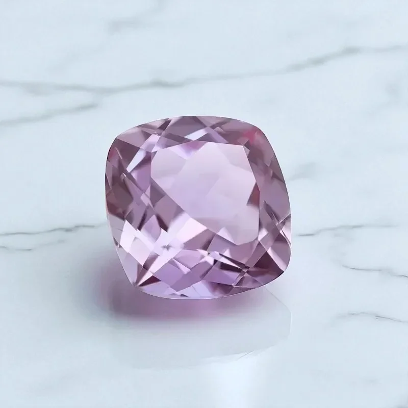 

Purple Color Lab Grown Alexandrite Stone Square Cushion Shape Charms Selectable AGL Certificate for Diy Jewelry Making Materials