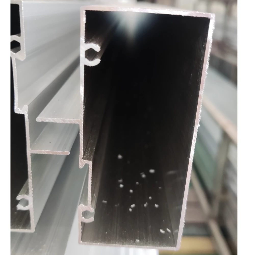 مصنع التخصيص مخصص قسم كبير الألومنيوم الملف الشخصي لستارة الجدار الألومنيوم ملف بنتوء المواد #2