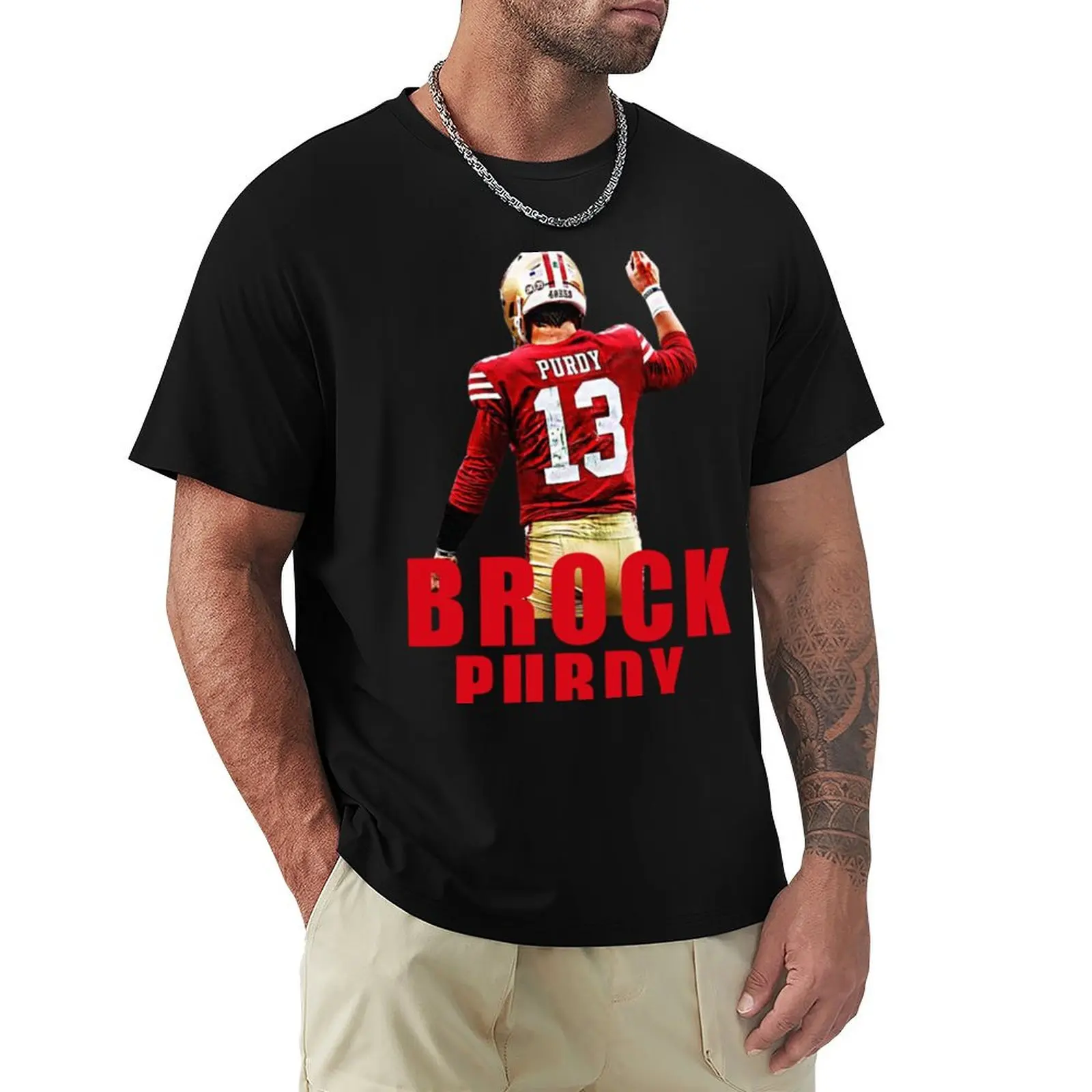 Brock Purdy 13 T-Shirt t shirt man casual T-Shirt
