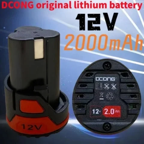 100%Original genuine DCONG specialized hand drill electric screwdriver driver 2000mAh 12V lithium battery