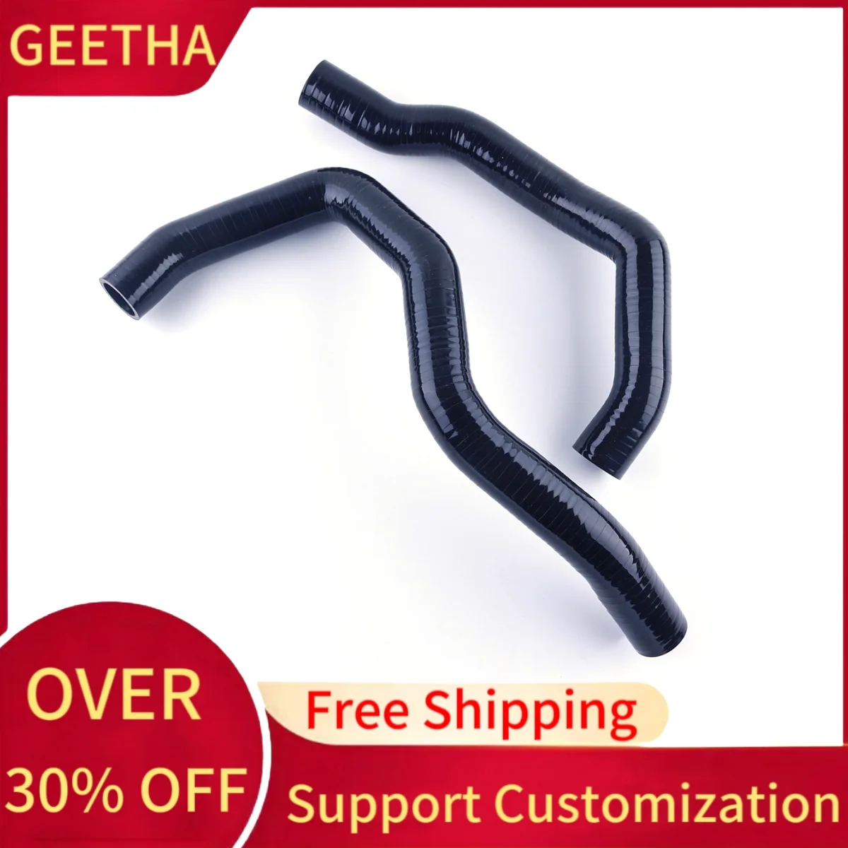 For Nissan 240SX S13 KA KA24 KA24DE 1989-1994 Silicone Radiator Coolant Hose