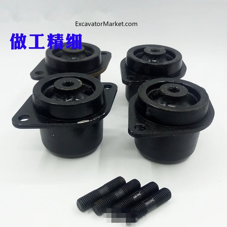 For HITACHI ZX ZAX60/70/120/200/240-3-5/6 Excavator cab shock-absorbing rubber shock-absorbing pad excavator accessories