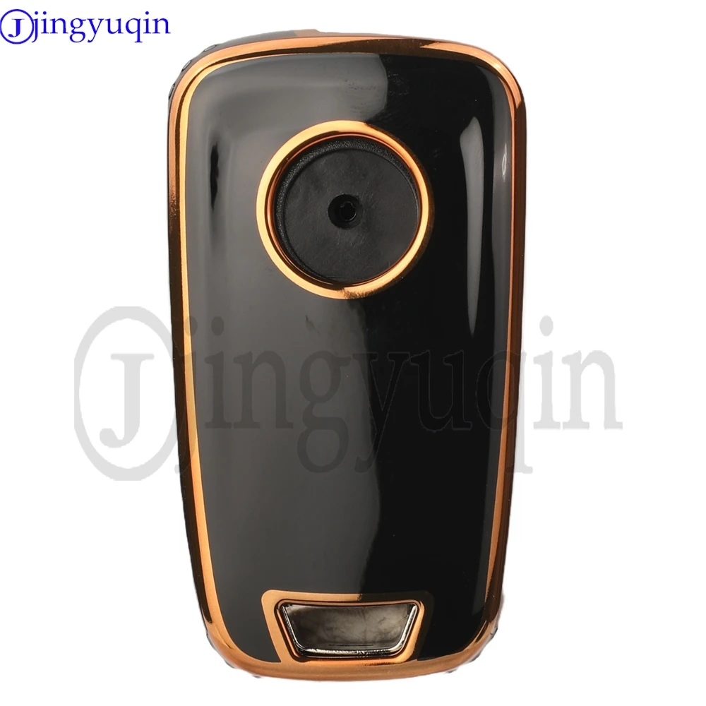 jingyuqin 3/4/5 Buttons Soft TPU Car Key Case For Opel/Buick/Chevrolet Cruze Epica Lova Camaro Impala Aveo Malibu Sail Orlando