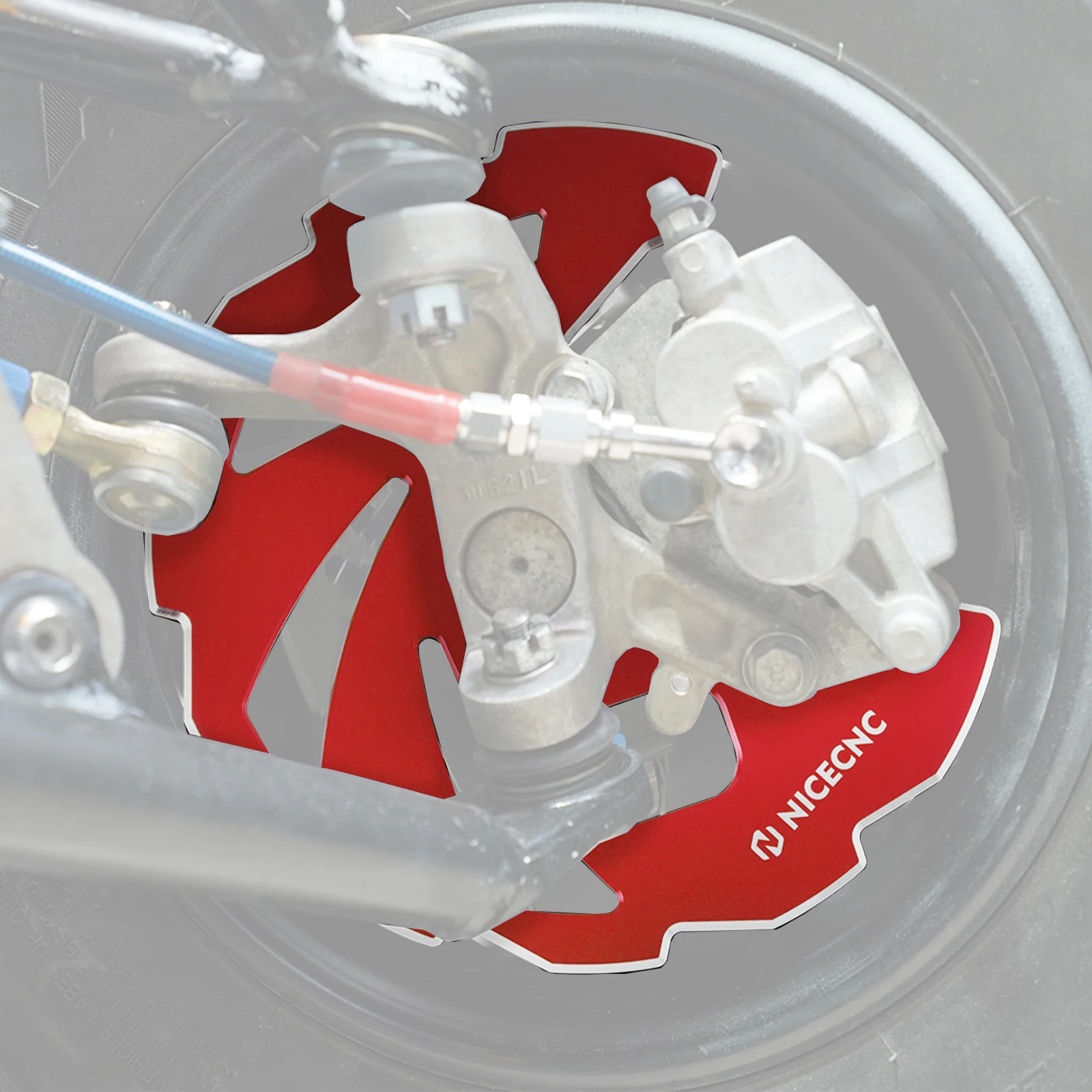 NICECNC Vordere Bremsscheibenabdeckung für Yamaha RAPTOR 700 700R YFZ450 YFZ450R 2006-2026 ATV-Zubehör 5TG-2514A-00-00 – Detail 15