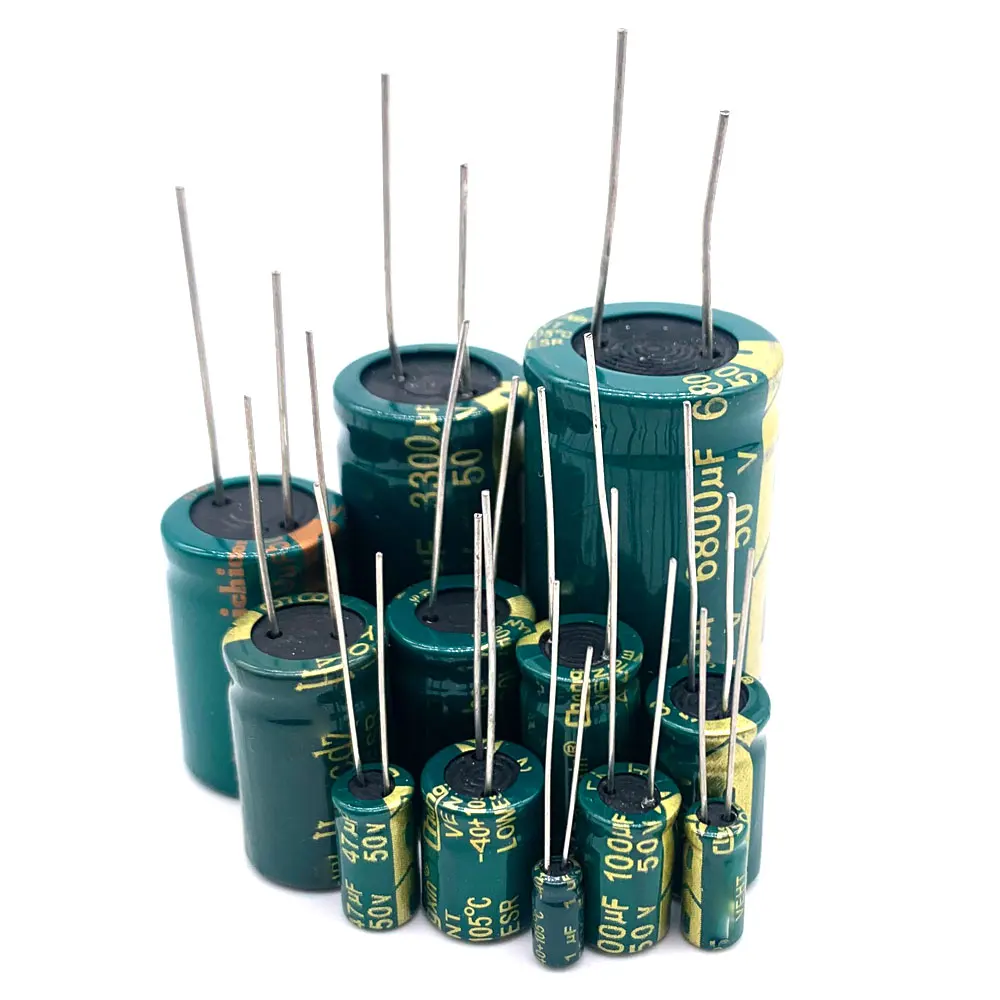 20-50PCS 25V47UF Aluminum Electrolytic Capacitor Original Low Esr/impedance High Frequency Size 5*11 47uf25v 25v47uf 20%