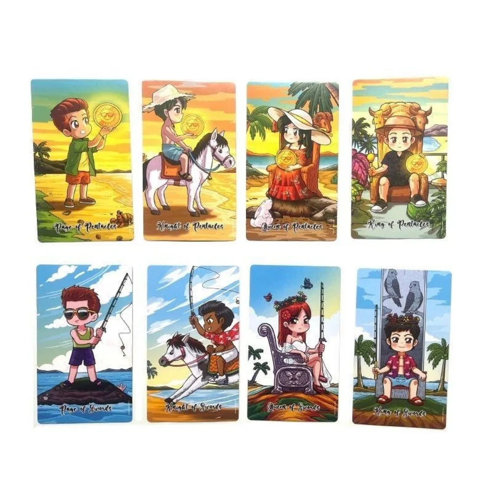 12*7cm Summer Holiday Tarot