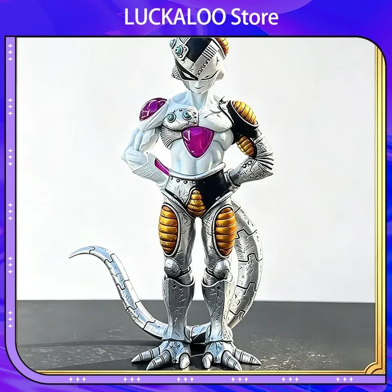 Neue 18cm Dragon Ball Frieza - Hands-On Mechanical Frisa Figur Modell Desktop-Ornament Spielzeug für Jungen Mädchen Geschenk Auf Lager