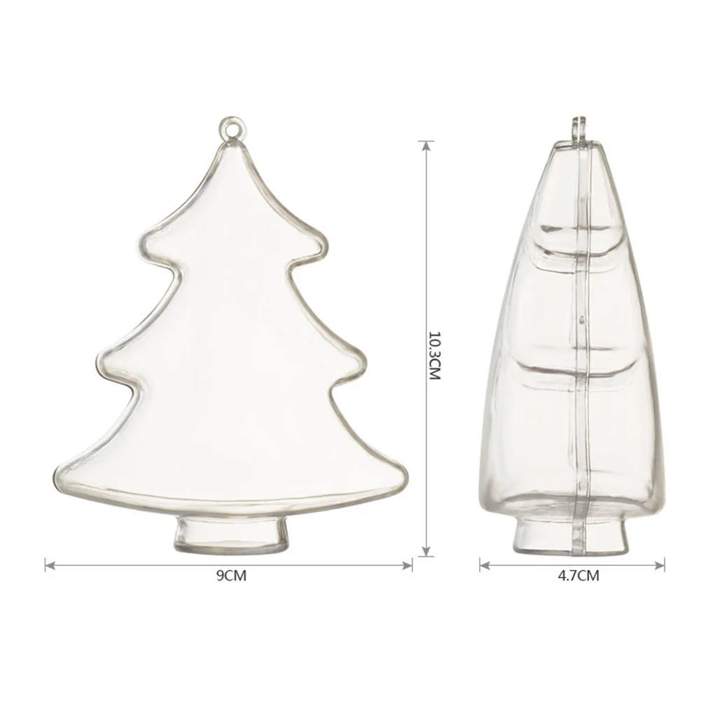 Xmas Tree Pendant Christmas Balls DIY Bauble Ball Hanging Pendant Party Plastic Holiday Seasonal D cor Xmas Tree