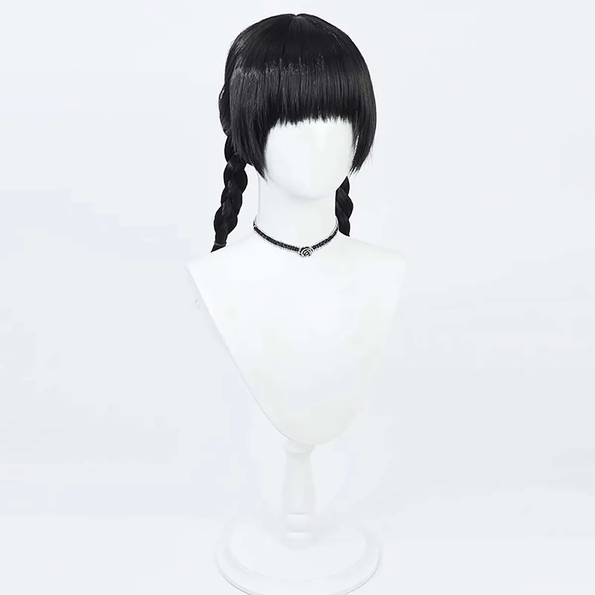 Women Anime Mob Psycho 100 Shigeo Kageyam Cosplay Black Braid Wig