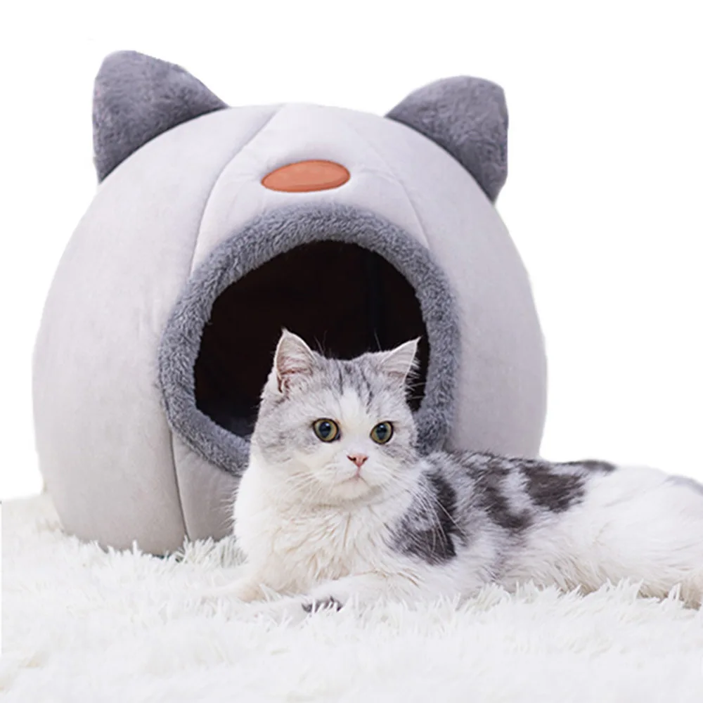 Bed Cats Winter Warm And Cold Proof Pet Home Nest Cat Accessories Cat Cave Bed Cat House Pet Supplies