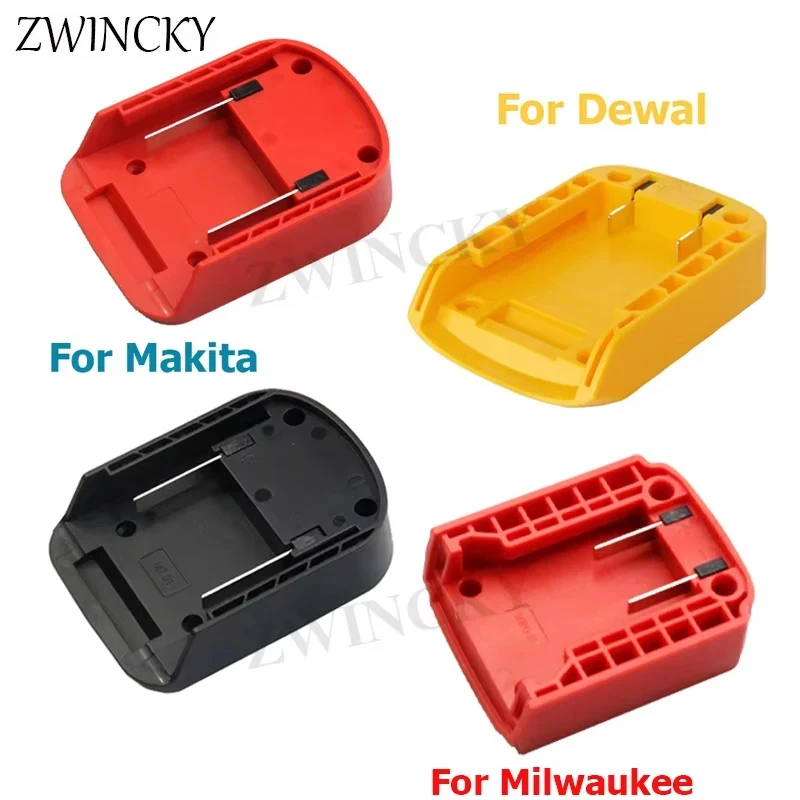 DIY Battery Adapter Converter Base Charging Head Shell For Makita/Dewaltt/Milwaukee 18V Battery Connector Power Supply Socket