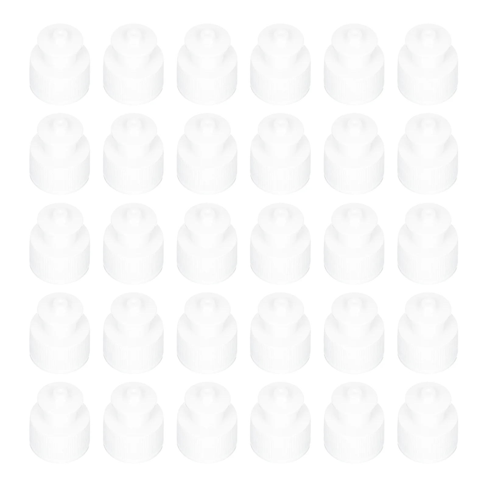 

30 Pcs Water Jugs Sports Bottle Cap Caps Hand Pull for Crafts Replaceable White Lids Child