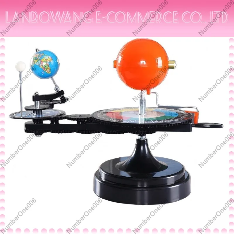 Solar Earth Moon Orbital Motion Model Three Sphere Globe Student Geography Teaching Instrument for School Classroom
