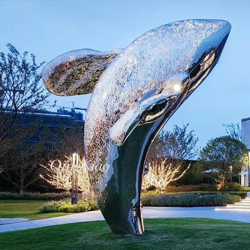#Various Night View Sculptures Modern Art Luminous Stainless Steel Sculpture Outdoor Garden And Park Stylish Exquisite Durable