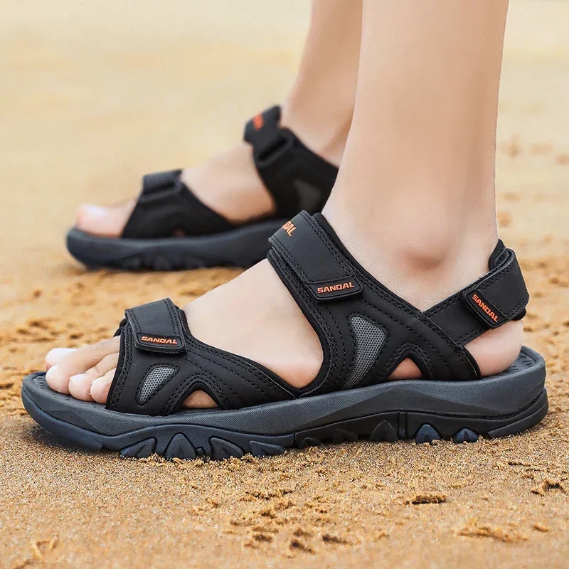 New Men Sandals Beach Design Water Summer Sandals Quick Dying Upstream Hiking Aqua Shoes Outdoor Big Size 39-46 Sandals